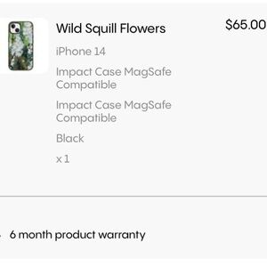 iPhone 14 floral charger. Never been used